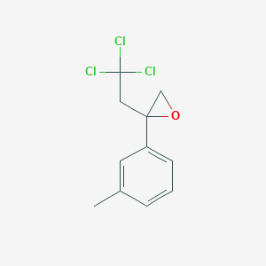 2-(3-Methylphenyl)-2-(2,2,2-trichloroethyl)oxirane