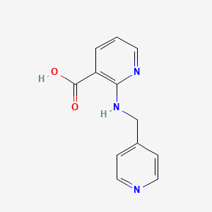 molecular formula C12H11N3O2 B1462218 2-((Pyridin-4-ylmethyl)amino)nicotinic acid CAS No. 854382-06-2