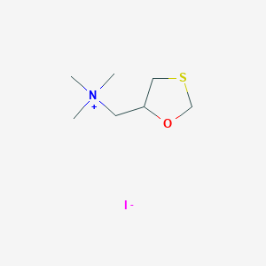 1,3-Oxathiolane-5-methanaminium, N,N,N-trimethyl-, iodide