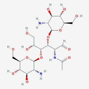 molecular formula C20H37N3O14 B146222 Glcn-glcn-glcnac (chito) CAS No. 138430-54-3