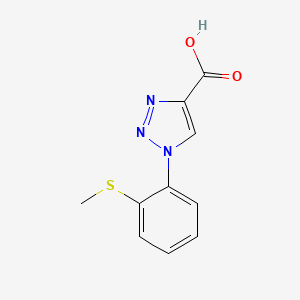 1-[2-(methylsulfanyl)phenyl]-1H-1,2,3-triazole-4-carboxylic acid