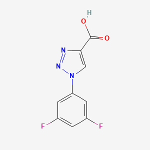 1-(3,5-difluorophenyl)-1H-1,2,3-triazole-4-carboxylic acid