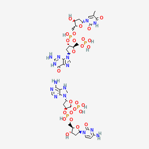 molecular formula C38H53N15O26P4 B14622281 (dA-dC)n.(dG-dT)n CAS No. 57683-27-9