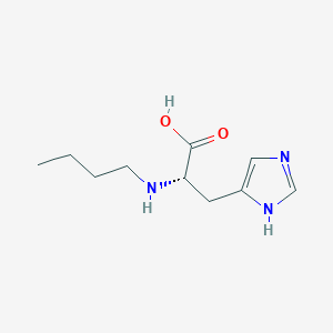 molecular formula C10H17N3O2 B14622313 N-Butyl-L-histidine CAS No. 58813-23-3