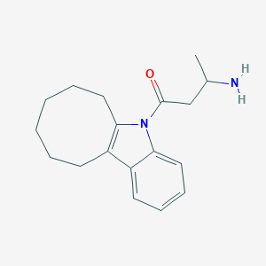 molecular formula C18H24N2O B14622326 3-Amino-1-(6,7,8,9,10,11-hexahydro-5H-cycloocta[b]indol-5-yl)butan-1-one CAS No. 60260-61-9