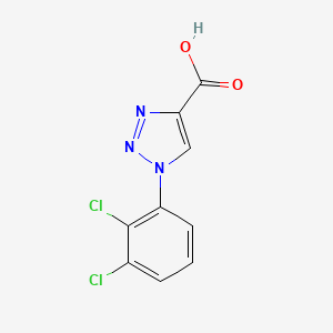molecular formula C9H5Cl2N3O2 B1462233 1-(2,3-dichlorophenyl)-1H-1,2,3-triazole-4-carboxylic acid CAS No. 1042786-87-7