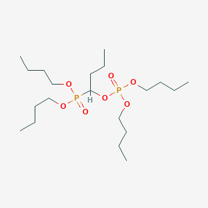 molecular formula C20H44O7P2 B14622334 Dibutyl 1-(dibutoxyphosphinyl)butyl phosphite CAS No. 57105-66-5