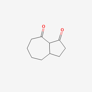 molecular formula C10H14O2 B14622345 1,8-Azulenedione, octahydro- CAS No. 60719-18-8