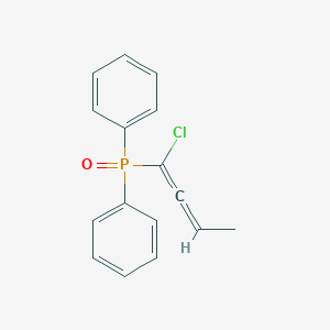 molecular formula C16H14ClOP B14622374 (1-Chlorobuta-1,2-dien-1-yl)(oxo)diphenyl-lambda~5~-phosphane CAS No. 60127-53-9