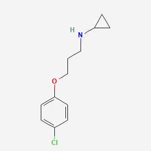 N-[3-(4-chlorophenoxy)propyl]cyclopropanamine