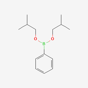 molecular formula C14H23BO2 B14622421 Bis(2-methylpropyl) phenylboronate CAS No. 59024-15-6