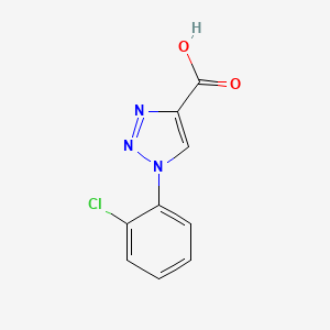 molecular formula C9H6ClN3O2 B1462251 1-(2-chlorophenyl)-1H-1,2,3-triazole-4-carboxylic acid CAS No. 1038261-38-9