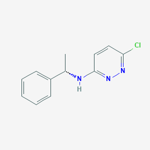 molecular formula C12H12ClN3 B1462252 (S)-6-chloro-N-(1-phenylethyl)pyridazin-3-amine CAS No. 1914990-58-1