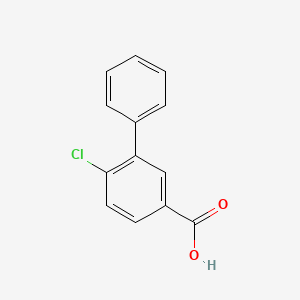 molecular formula C13H9ClO2 B1462256 4-Chloro-3-phenylbenzoic acid CAS No. 860597-16-6