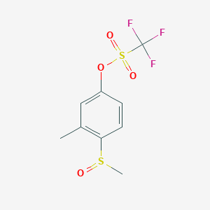 4-(Methanesulfinyl)-3-methylphenyl trifluoromethanesulfonate