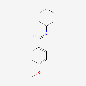 p-Methoxybenzylidene-cyclohexyl-amine