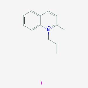 2-Methyl-1-propylquinolin-1-ium iodide