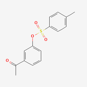 molecular formula C15H14O4S B14622670 3-Acetylphenyl 4-methylbenzene-1-sulfonate CAS No. 58297-34-0