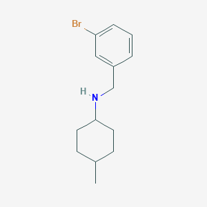 molecular formula C14H20BrN B1462268 N-[(3-bromophenyl)methyl]-4-methylcyclohexan-1-amine CAS No. 1019523-70-6