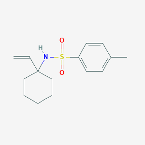 molecular formula C15H21NO2S B14622703 N-(1-ethenylcyclohexyl)-4-methylbenzenesulfonamide CAS No. 58567-44-5