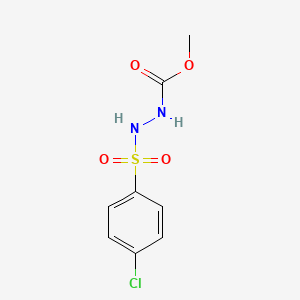 Hydrazinecarboxylic acid, 2-[(4-chlorophenyl)sulfonyl]-, methyl ester