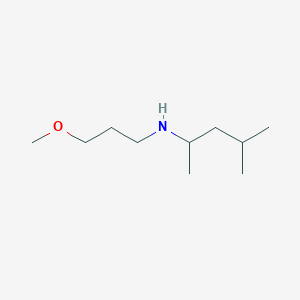 molecular formula C10H23NO B1462275 (3-Methoxypropyl)(4-methylpentan-2-yl)amine CAS No. 1038236-40-6