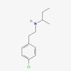 molecular formula C12H18ClN B1462283 (丁烷-2-基)[2-(4-氯苯基)乙基]胺 CAS No. 1042533-83-4
