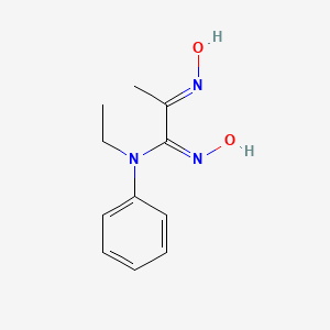 (2E)-N-ethyl-N'-hydroxy-2-hydroxyimino-N-phenylpropanimidamide