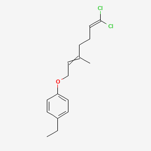 1-[(7,7-Dichloro-3-methylhepta-2,6-dien-1-YL)oxy]-4-ethylbenzene