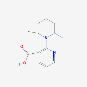 molecular formula C13H18N2O2 B1462294 2-(2,6-Dimethylpiperidin-1-yl)pyridine-3-carboxylic acid CAS No. 1019452-79-9