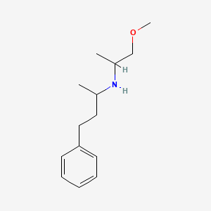 molecular formula C14H23NO B1462295 (1-Methoxypropan-2-yl)(4-phenylbutan-2-yl)amine CAS No. 1019480-32-0