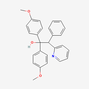 1,1-Di(4-methoxyphenyl)-2-phenyl-2-(2-pyridyl)ethanol