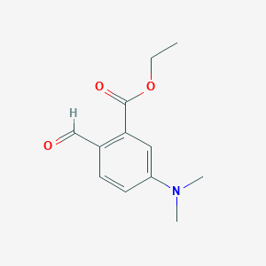 Ethyl 5-(dimethylamino)-2-formylbenzoate