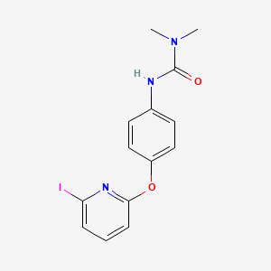 N'-{4-[(6-Iodopyridin-2-yl)oxy]phenyl}-N,N-dimethylurea