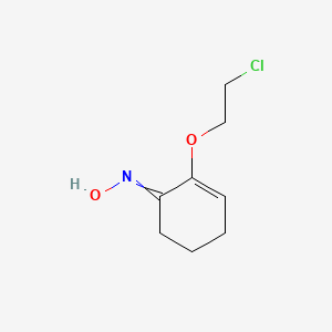 N-[2-(2-Chloroethoxy)cyclohex-2-en-1-ylidene]hydroxylamine