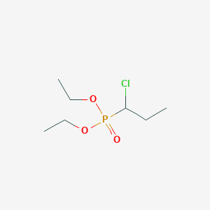 molecular formula C7H16ClO3P B14623001 Diethyl (1-chloropropyl)phosphonate CAS No. 56436-86-3