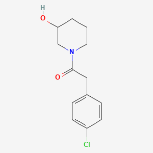 2-(4-Chlorophenyl)-1-(3-hydroxypiperidin-1-yl)ethan-1-one