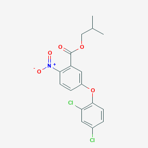 2-Methylpropyl 5-(2,4-dichlorophenoxy)-2-nitrobenzoate