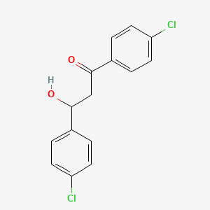 1-Propanone, 1,3-bis(4-chlorophenyl)-3-hydroxy-