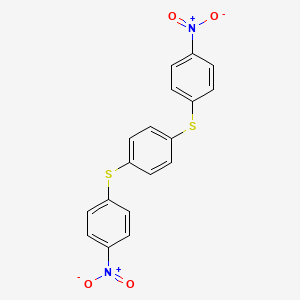 Benzene, 1,4-bis[(4-nitrophenyl)thio]-