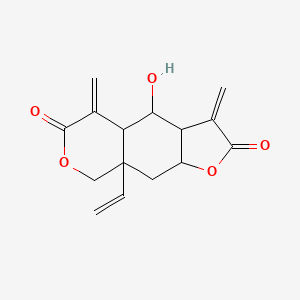 8a-Ethenyl-4-hydroxy-3,5-dimethylideneoctahydro-2h-furo[3,2-g]isochromene-2,6(3h)-dione