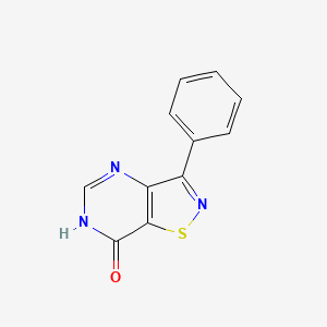 3-phenyl-6H,7H-[1,2]thiazolo[4,5-d]pyrimidin-7-one