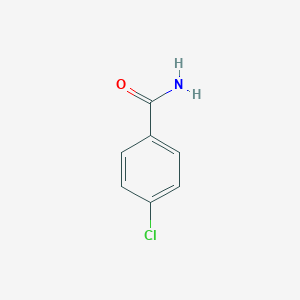 molecular formula C7H6ClNO B146232 4-氯苯甲酰胺 CAS No. 619-56-7
