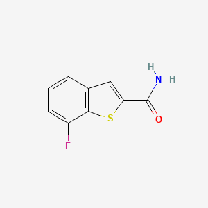 7-Fluoro-1-benzothiophene-2-carboxamide