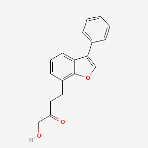 1-Hydroxy-4-(3-phenyl-1-benzofuran-7-yl)butan-2-one