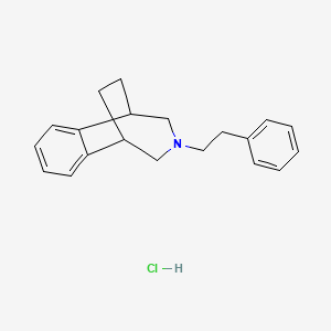 3-Phenethyl-1,5-ethano-2,3,4,5-tetrahydro-1H-3-benzazepine hydrochloride