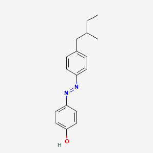 4-{2-[4-(2-Methylbutyl)phenyl]hydrazinylidene}cyclohexa-2,5-dien-1-one