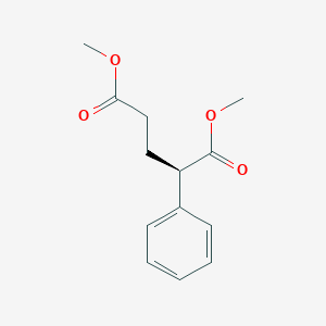 Pentanedioic acid, 2-phenyl-, dimethyl ester, (R)-