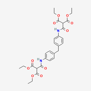 Tetraethyl 2,2'-(methylenebis(4,1-phenyleneiminocarbonyl))bismalonate