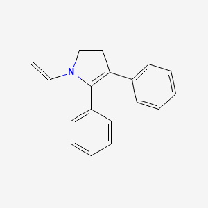 1H-Pyrrole, 1-ethenyl-2,3-diphenyl-